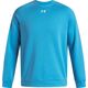 Bluza bez kaptura Under Armour Rival Fleece Crew - ether blue/white