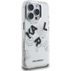 Etui Karl Lagerfeld IML Sketched Graphic do Apple iPhone 16 Pro Max przezroczysty