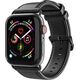 Apple Apple Watch Pasek skórzany do zegarka Dux Ducis Leather Band Apple Watch 38mm/40mm czarny
