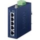 PLANET IGS-500T-E łącza sieciowe Nie zarządzany Gigabit Ethernet (10/100/1000) Niebieski