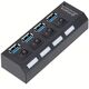 HUB USB Roger Roger AD15653 USB 3.0 Hub-Splitter 4xUSB 3.0/5Gbps Black