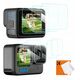 3x Zestaw Osłona Szkło Na Ekran + Obiektyw Do Gopro Hero 12 11 10 9 Black / K&f Concept / Sku.2191