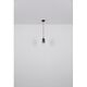 Hanging lamp GLOBO BACKEY, 1 x E27 15W, clear glass crystals, o10x120cm