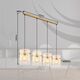 Pendant lamp GLOBO GORLEY, 4xE27, 60W, 230V, metal, gold color, 20x110x140cm
