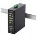 ISFG108 Switch przemysłowy PoE (8xPoE,