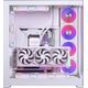 Chłodzenie wodne Phanteks PHANTEKS Glacier One 240D30 DRGB AIO Liquid CPU Cooler, White