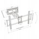 UCHWYT DO TV LCD/LED 50-120" 150KG UY-190XL ART reg. pion i poziom 90-935mm maxVESA 900x600