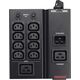 PowerWalker MBS/PDU IEC 1-3kVA rozdzielacz zasilania PDU 9 x gniazdo sieciowe Czarny