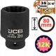 JCB Βαθύ κρουστικό καρυδάκι 3/4" 38mm (12-γωνιακό)