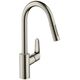 Bateria kuchenna Hansgrohe Focus stojąca stal szlachetna (31815800)