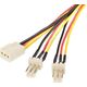 StarTech 3pin Molex, 0,3m (TX3SPLIT12)