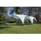 Pavillon Event Shelter, 4,5 x 4,5m(hellgrau/grau)