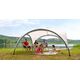 Pavillon Event Shelter, 4,5 x 4,5m(hellgrau/grau)