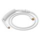 Glorious GMMK Coiled Cable Ghost White, Spiralkabel, USB-C/USB-A - wei