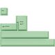 GMK Additional Kit, ABS-Keycaps, Double-Shot, Erweiterungsset fr ISO & ANSI - pastell grn