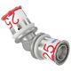 Uponor S-Press Plus γωνία - 45 μοίρες 25x25 mm
