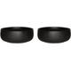 Soup plate MAKU ROBUSTE, black, o 14.5 cm, 2 pcs.