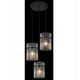 Pendant lamp GLOBO GORLEY, 3xE27, 60W, 230V, metal, black color, o47x140cm