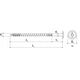 WOOD SCREWS TORXWKCP 8.0X100 8PCS