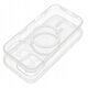 Θήκη CLEAR MAG COVER με προστασία κάμερας συμβατή με MagSafe για IPHONE 15 διάφανη glitter