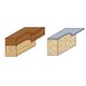 CMT Frez prosty HM z dolnym łożyskiem 50,8 x 25,4mm chwyt 12mm (906.630.11)