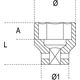Beta Tools Nasadka udarowa 6-kątna 3/4" 21mm (728/21)
