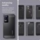 Spigen Etui Spigen Rugged Armor POCO F4 Μαύρο Ματ