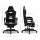 Fotel SENSE7 DEVON alcantara czarny