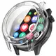 Etui ze szkłem do zegarka Bizon Case+Glass Watch do Xiaomi Watch S4 przezroczyste
