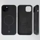 Silikonowe etui z pierścieniem magnetycznym Bizon Soft Case Magnetic do Apple iPhone 15 Plus czarne