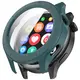Etui ze szkłem do zegarka Bizon Case+Glass Watch do Xiaomi Watch S4 zielone