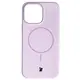 Silikonowe etui z pierścieniem magnetycznym Bizon Soft Case Magnetic do Apple iPhone 14 Pro Max jasnofioletowe