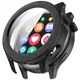 Etui ze szkłem do zegarka Bizon Case+Glass Watch do Xiaomi Watch S4 czarne