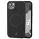 Silikonowe etui z pierścieniem magnetycznym Bizon Soft Case Magnetic do Apple iPhone 15 Plus czarne