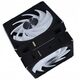 Wentylator Lian Li UNI FAN CL Wireless ARGB PWM 120mm Black 3 sztuki i kontroler (12CL1W3B)
