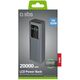 Powerbank SBS 20000mAh PD 100W z wyświetlaczem LCD - szary