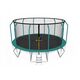 Trampolina ogrodowa dla dzieci 374cm z siatką zewnętrzną i drabinką