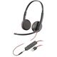 POLY Blackwire 3225 Stereo Wired Headset, USB-A, Black
