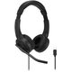 Kensington H1000 Wired Headset USB-C, Black