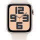 Apple Watch SE GPS 40mm Starlight Aliuminio Case with Starlight Sport Band - M/L