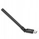 Karta sieciowa WiFI4 Hoco na USB A HI32 czarna