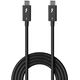 Lindy 31130 kabel Thunderbolt 1 m 80 Gbit/s Czarny