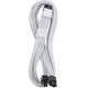 CableMod C-Series Pro ModMesh 12V-2x6-Kabel, Sleeved, 16-Pin zu 2x 8-Pin, fr Corsair Type 4 und 3 PSUs - wei, 60cm
