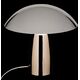 Lampa nocna grzybek OMIA, srebrna, wys. 34 cm