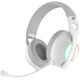 HP DHE-8003U, s�uchawki z mikrofonem, przewodowa, bia�a, 7.1 surround (virtual), pod�wietlona, USB