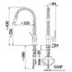 Bateria kuchenna KFA Sigma stojąca chrom (6603-110-00)
