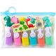 Zestaw Mini Zakreślacze Z Dinozaurem W Etui Kolorowe 6szt 8cm