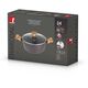 GARNEK MULTICLAD 24cm Z POKRYWĄ BERGNER BG-56037 CHARCOAL