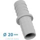 ZŁĄCZKA PROSTA 20mm (19/19mm) WĘŻA