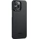Θήκη Pitaka MagEZ 4 600D, μαύρο/γκρι twill - iPhone 15 Pro